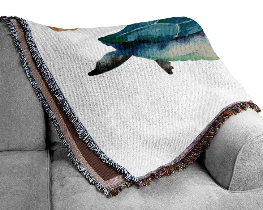 Seaturtle Love Woven Blanket