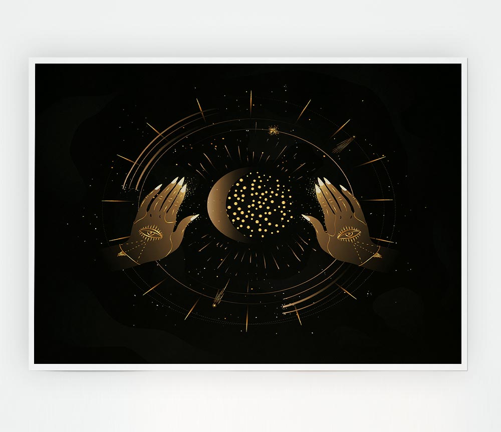 Hands Of The Spirits Print Poster Wall Art