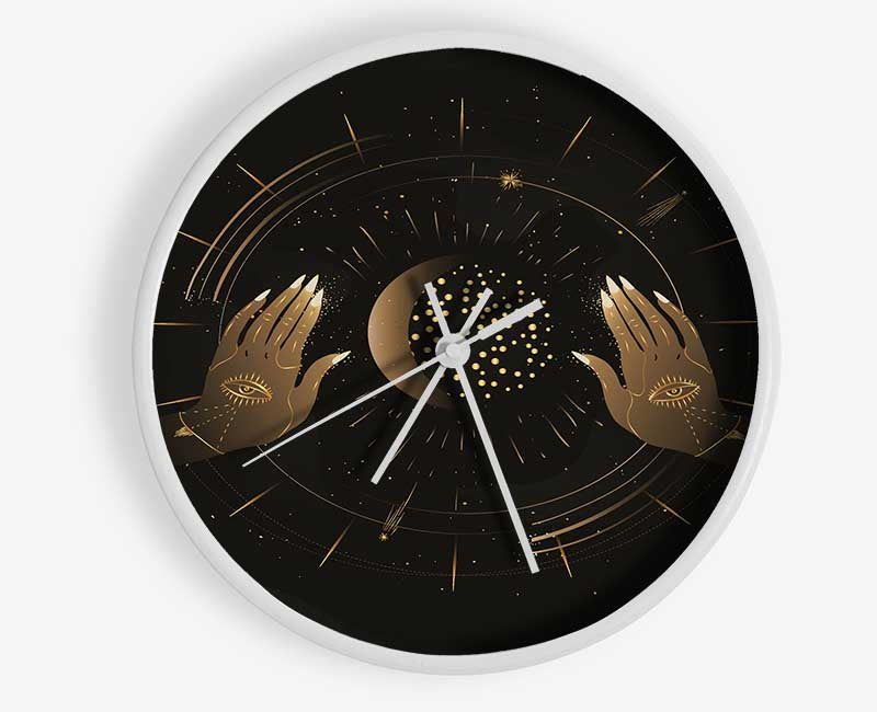 Hands Of The Spirits Clock - Wallart-Direct UK