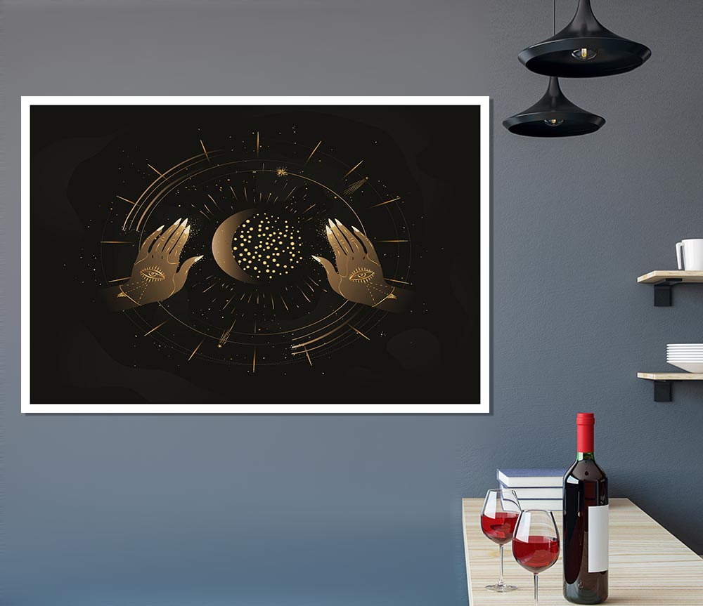 Hands Of The Spirits Print Poster Wall Art