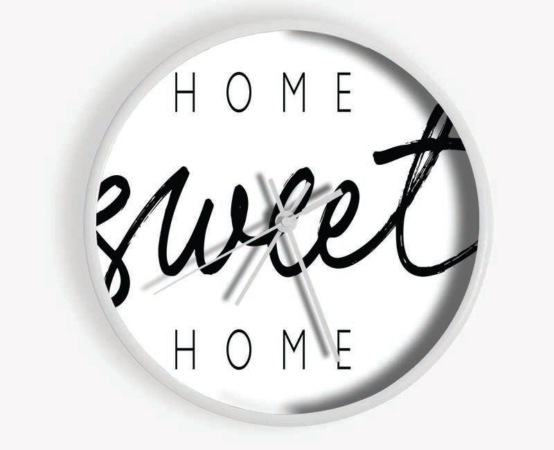 Home Sweet Home Quirky Clock - Wallart-Direct UK