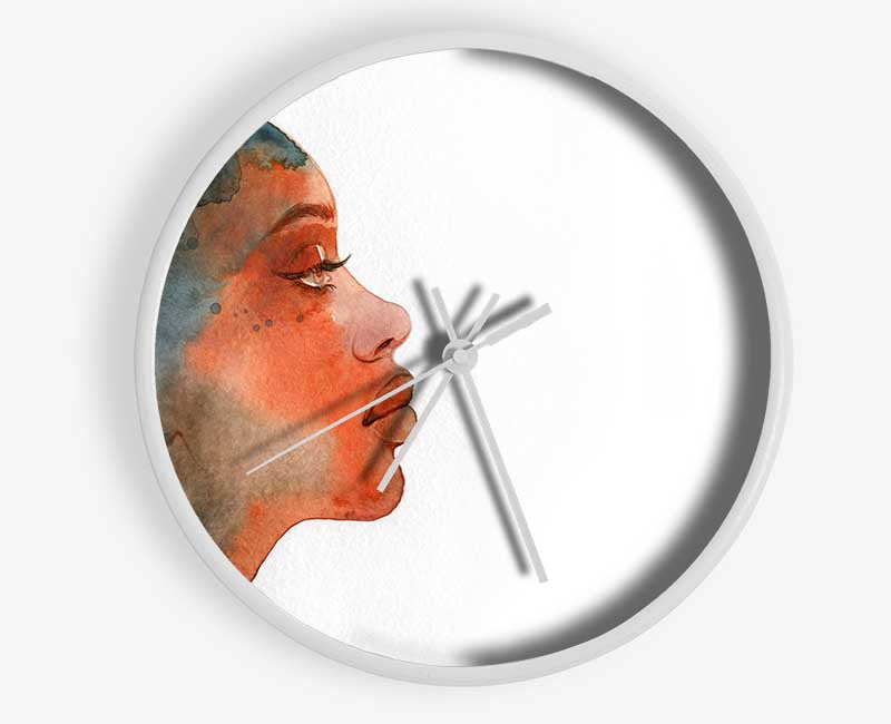 Sideview Face Beauty Clock - Wallart-Direct UK