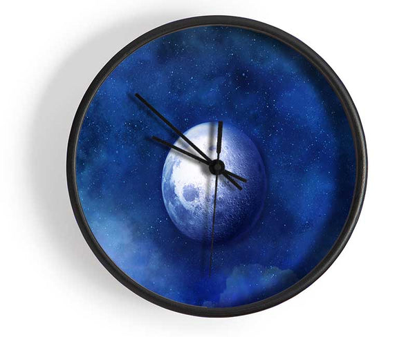 The Blue Moon Beauty Clock - Wallart-Direct UK