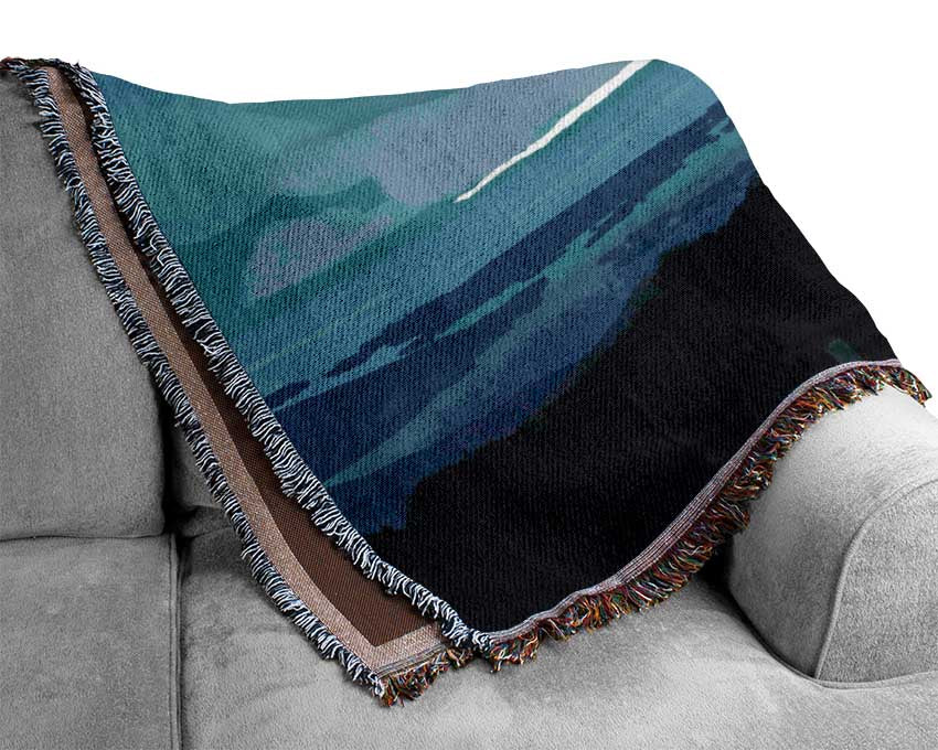 The River To The Tree Woven Blanket