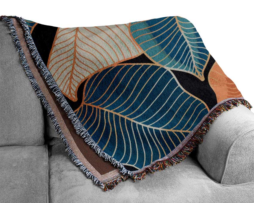 The Banana Leaf Flow Woven Blanket