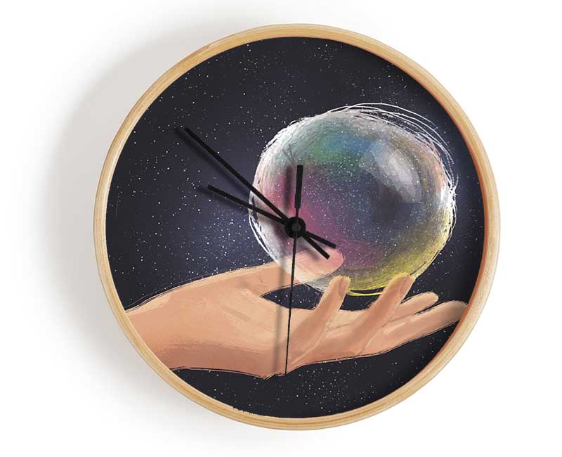 The Bubble World Clock - Wallart-Direct UK