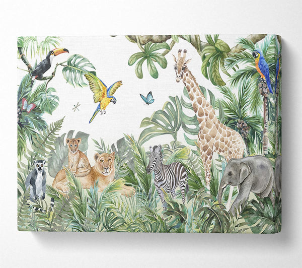 Picture of Safari Jungle Adventure Canvas Print Wall Art