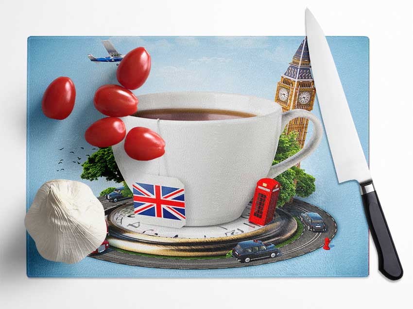 The Mug Of London Glass Chopping Board