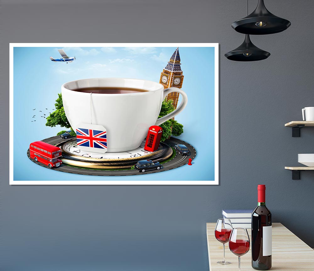 The Mug Of London Print Poster Wall Art