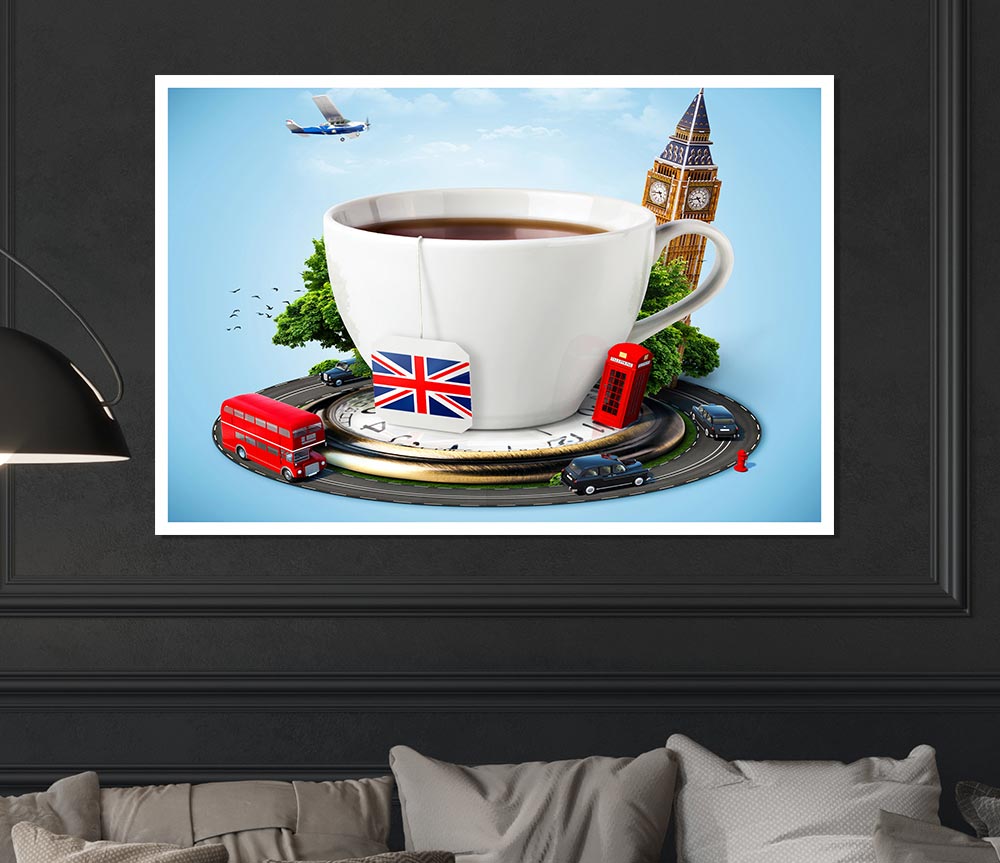 The Mug Of London Print Poster Wall Art