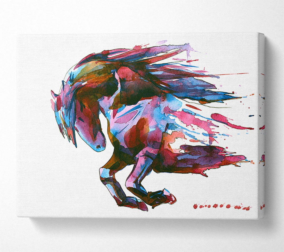 Picture of The Raging Horse Canvas Print Wall Art