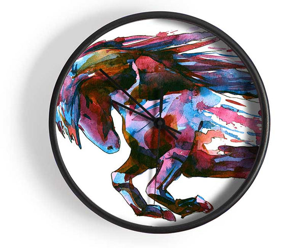 The Raging Horse Clock - Wallart-Direct UK