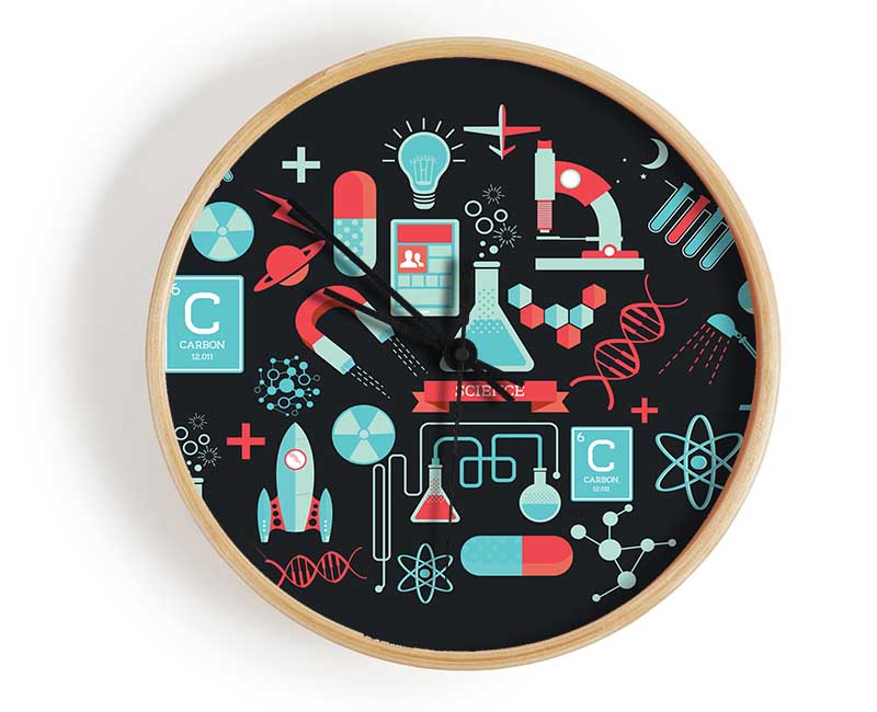 The Scientist Clock - Wallart-Direct UK