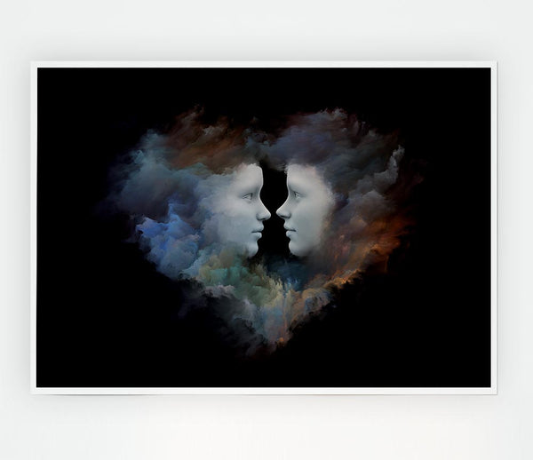 The Cloud Heart Print Poster Wall Art