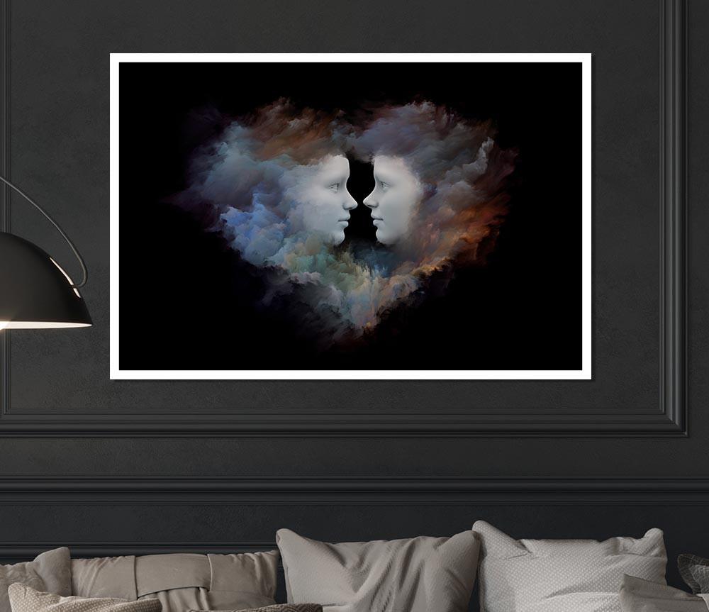 The Cloud Heart Print Poster Wall Art