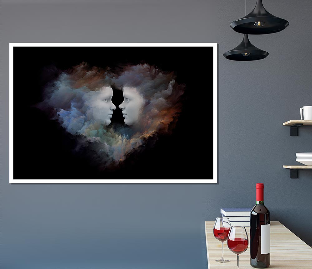 The Cloud Heart Print Poster Wall Art