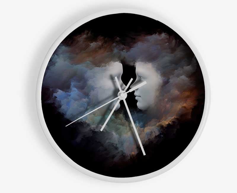 The Cloud Heart Clock - Wallart-Direct UK