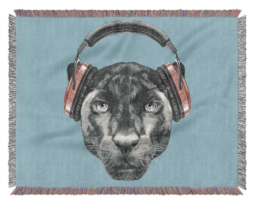 Headphone Jaguar Dj Woven Blanket