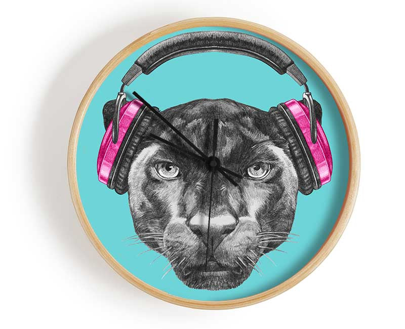 Headphone Jaguar Dj Clock - Wallart-Direct UK