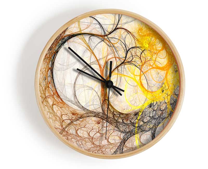 Tree Swirl Afterlife Clock - Wallart-Direct UK