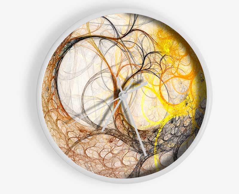 Tree Swirl Afterlife Clock - Wallart-Direct UK