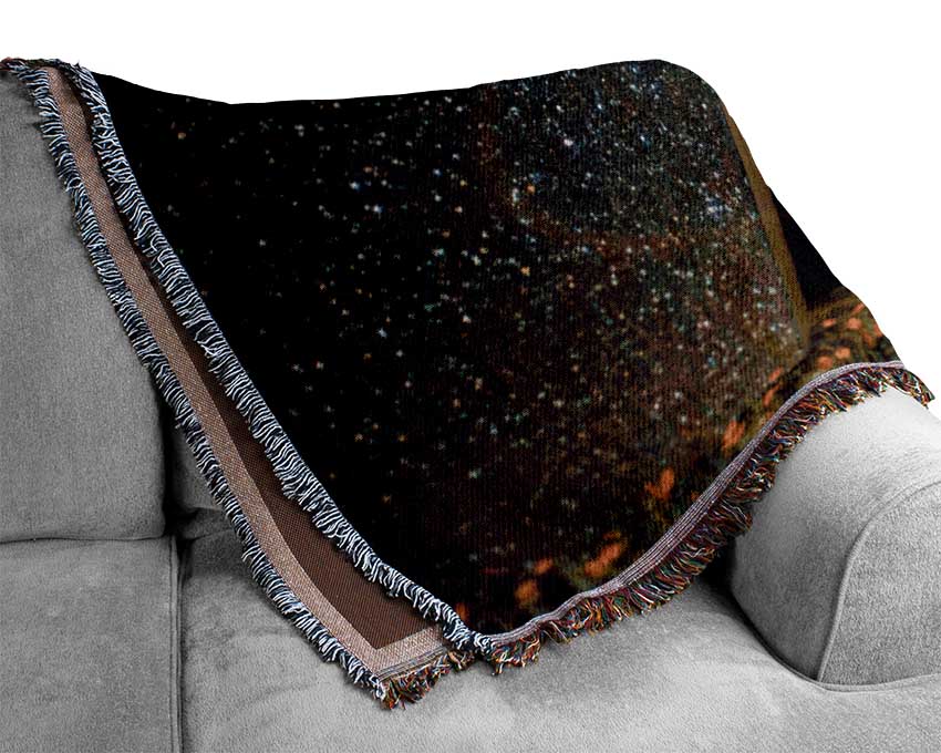 Key Hole Universe Woven Blanket