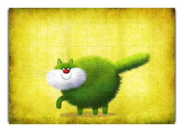 The Green Fuzzy Cat