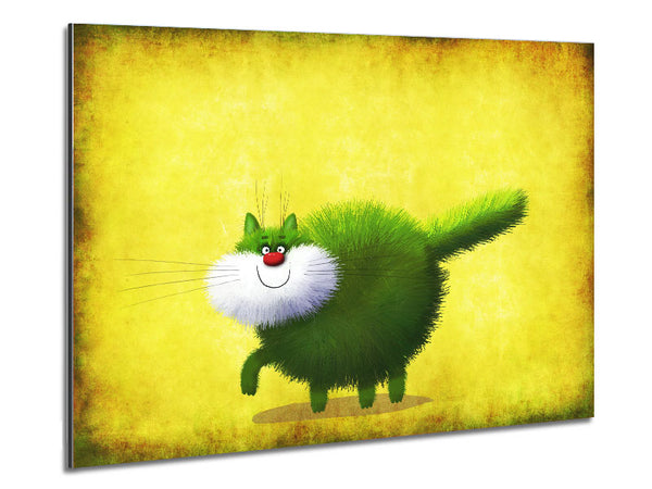 The Green Fuzzy Cat