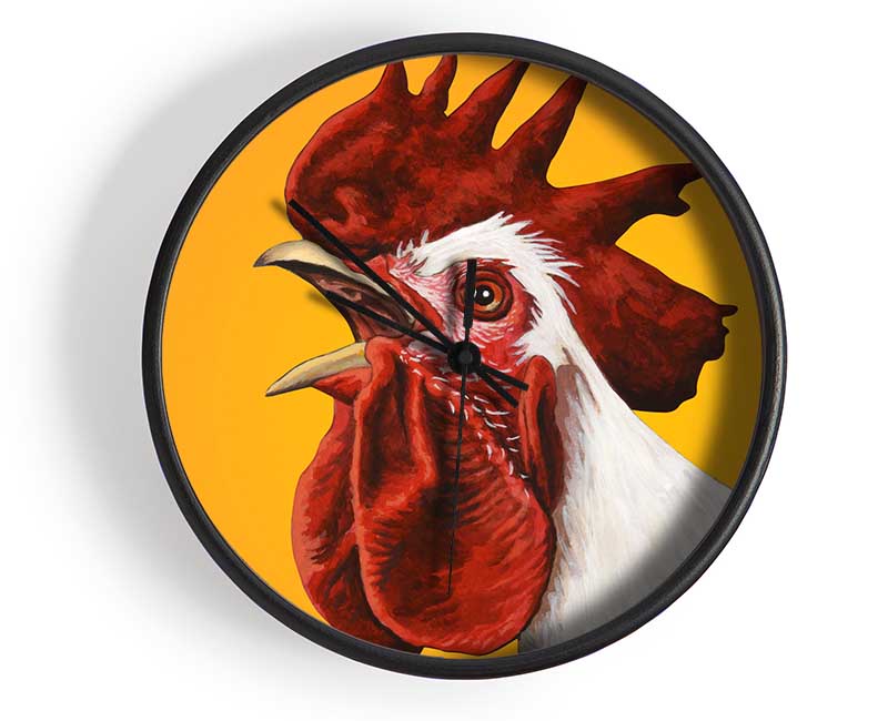 The Rooster Crow Clock - Wallart-Direct UK