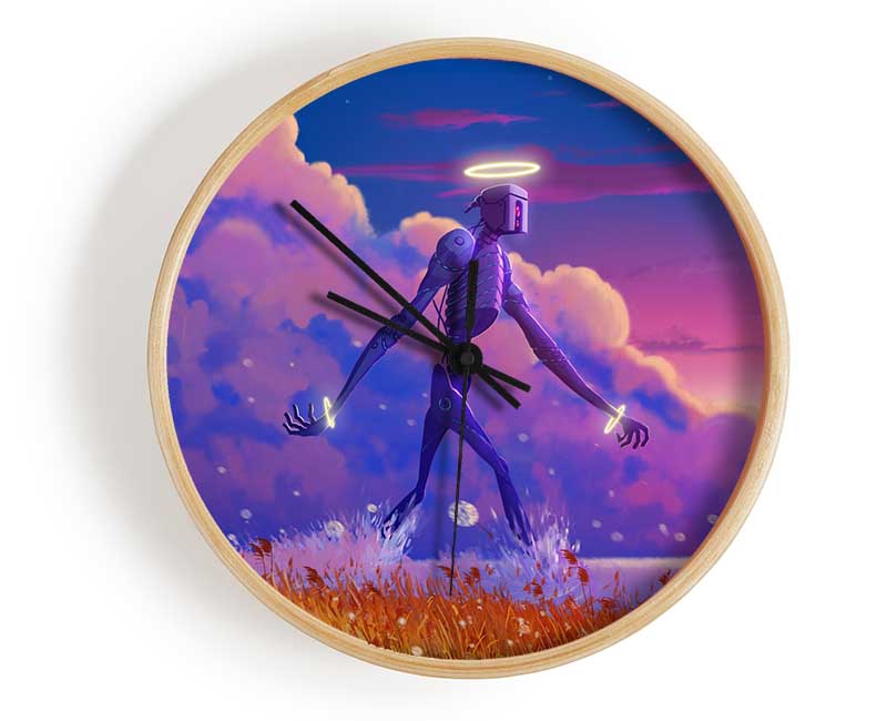 The Robot Halo Clock - Wallart-Direct UK