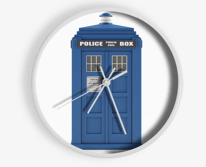 The Blue Police Box Clock - Wallart-Direct UK