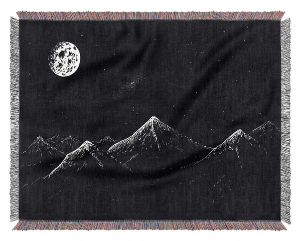 The Dark Side Of The Planet Woven Blanket