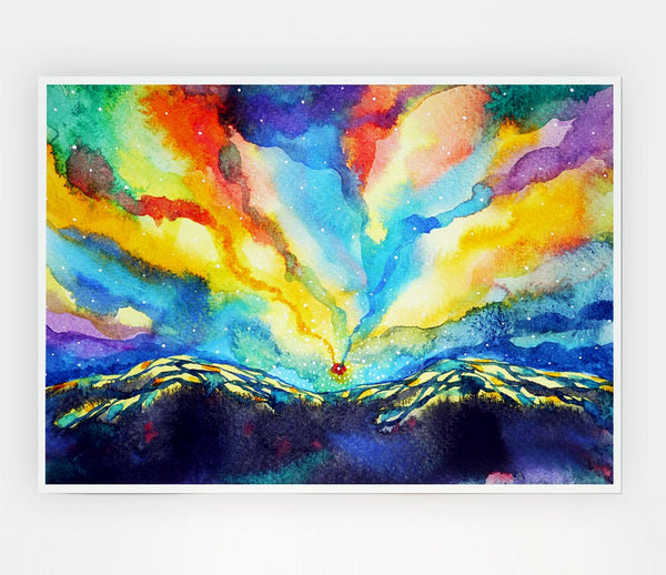 Clouds Of The Spirit World Print Poster Wall Art