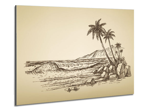 The Sepia Beach