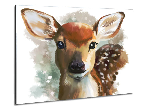 Watercolour Pretty Deer