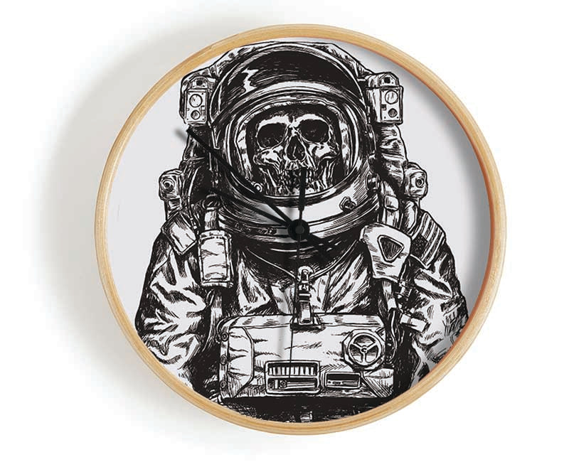 The Skeleton Space Explorer Clock - Wallart-Direct UK