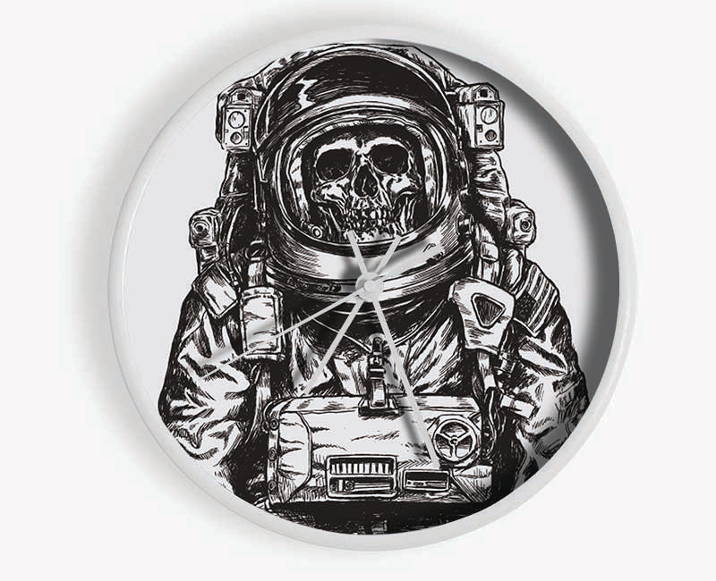 The Skeleton Space Explorer Clock - Wallart-Direct UK