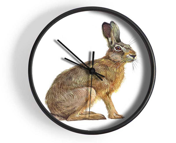 The Hare Alone Clock - Wallart-Direct UK