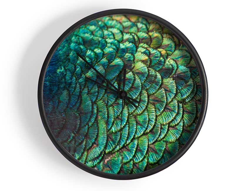 Closer To The Feathers Clock - Wallart-Direct UK