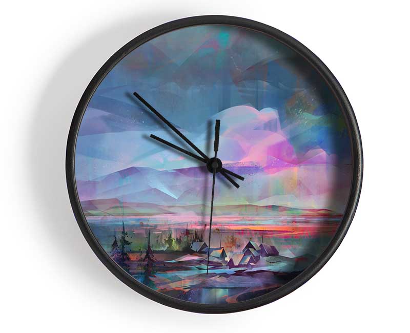 Beyond The Trees Is Bliss Clock - Wallart-Direct UK