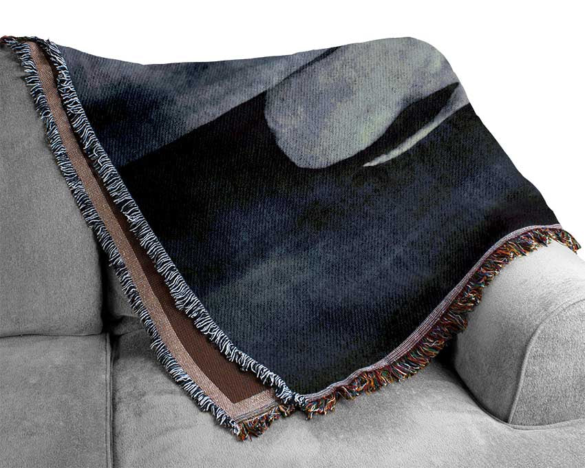 Sail On Moby Dick Woven Blanket