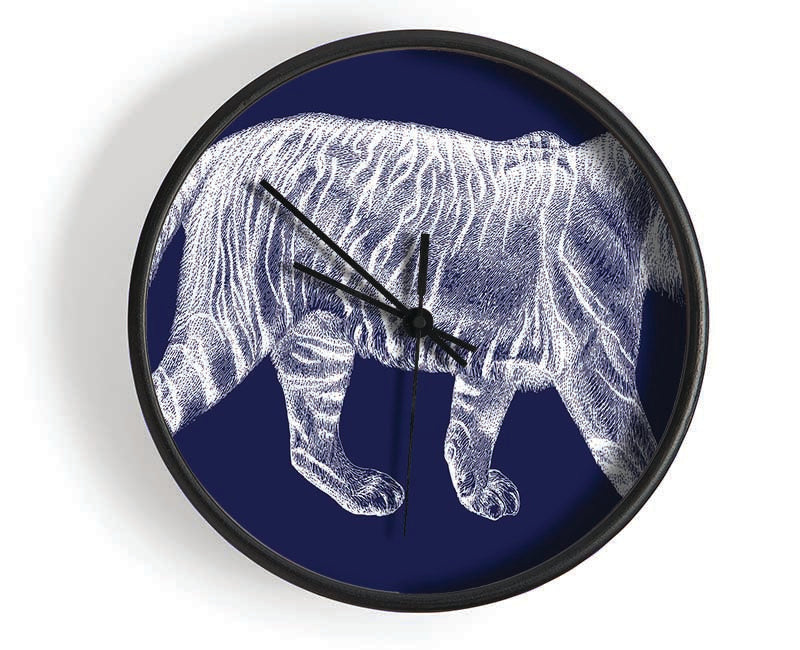 The X Ray Tiger Clock - Wallart-Direct UK