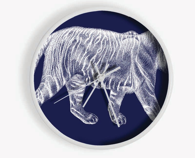 The X Ray Tiger Clock - Wallart-Direct UK