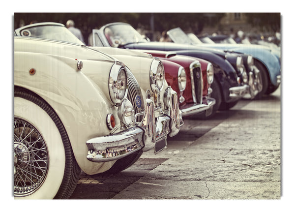 Classic Cars In A Row