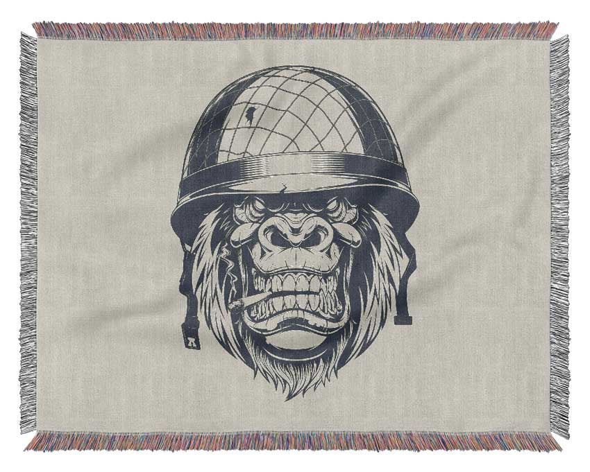 Gorilla Army Cadet Woven Blanket