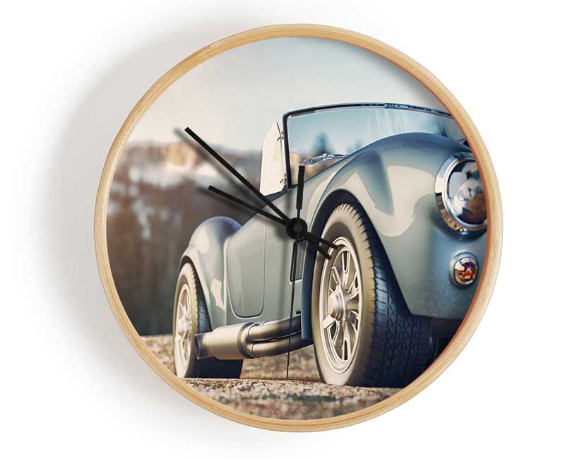 Classic Sports Car Stance Clock - Wallart-Direct UK