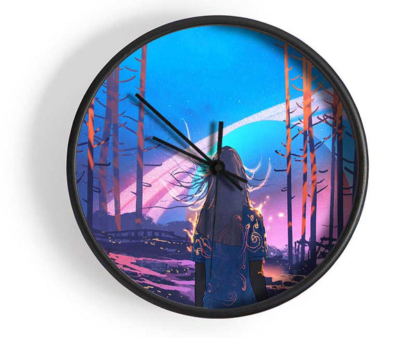 Walking Through The Void Clock - Wallart-Direct UK