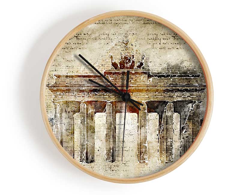 Manuscript New Athens Clock - Wallart-Direct UK