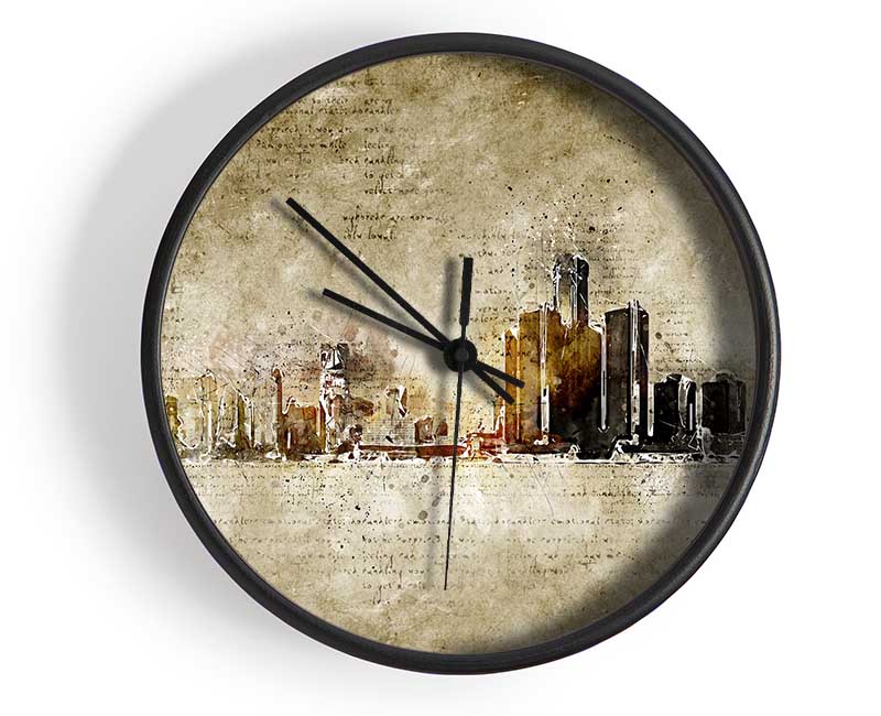 Manuscript Sydney Clock - Wallart-Direct UK