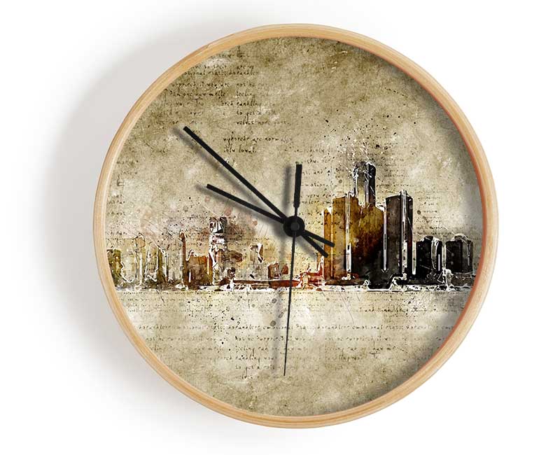 Manuscript Sydney Clock - Wallart-Direct UK